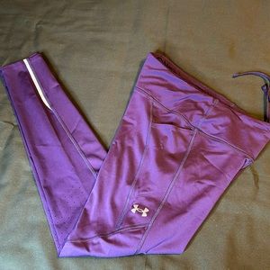 Under Armour Purple Pocket Leggings Medium